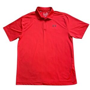 Men’s Under Armour Red Performance Polo